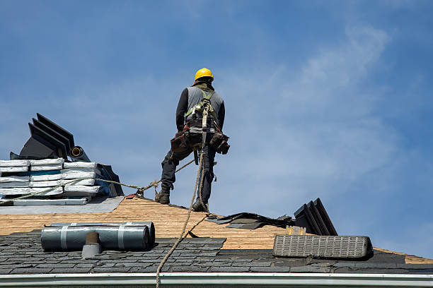 Professional Flat Roof Repair technician working in Castleton-on-Hudson, NY